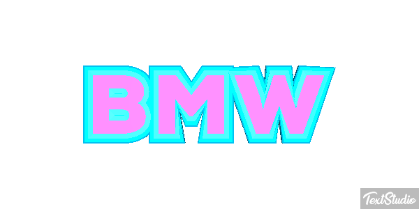 BMW Text effect