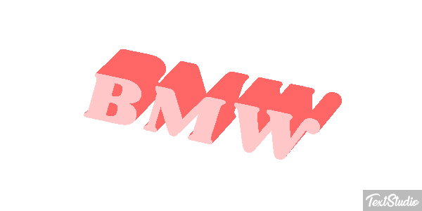 BMW Text effect