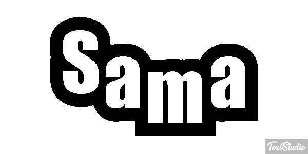Sama Efekt tekstowy