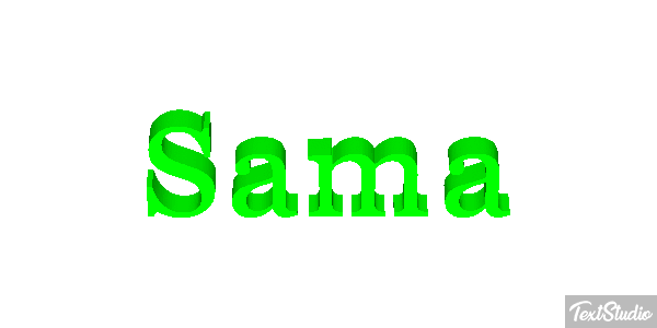 Sama Efekt tekstowy
