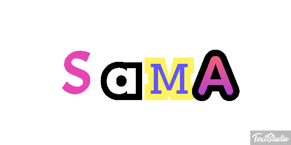Sama Efekt tekstowy