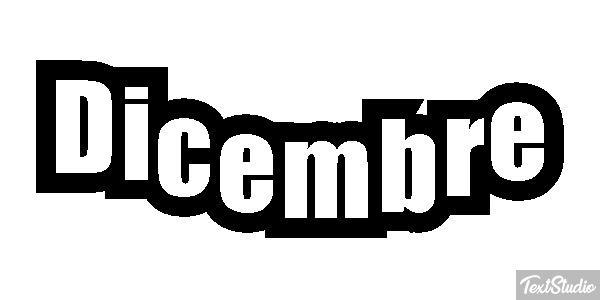 Dicembre Efecto de texto