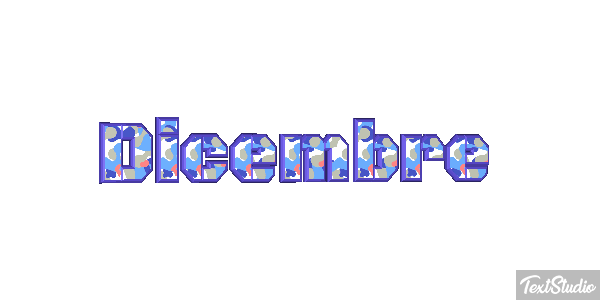 Dicembre Efecto de texto
