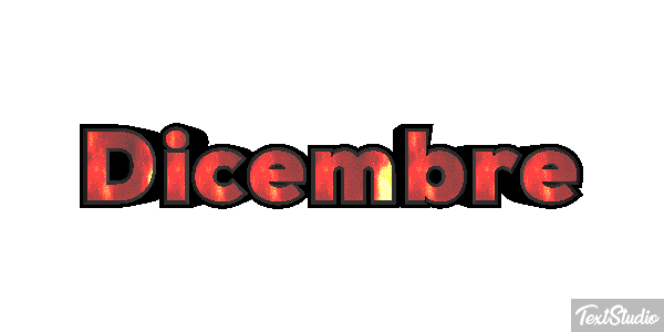 Dicembre Efecto de texto