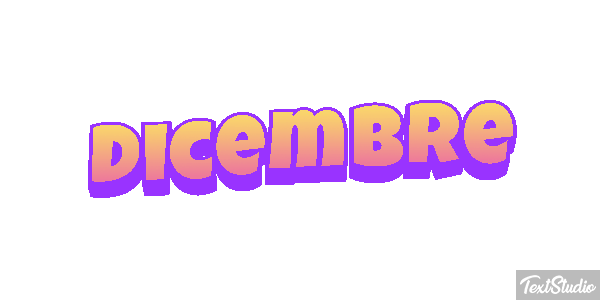 Dicembre Efecto de texto