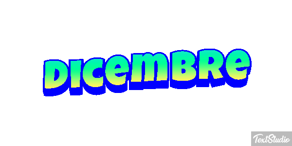 Dicembre Efecto de texto
