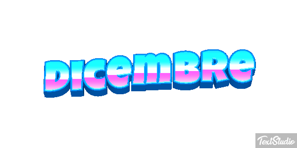 Dicembre Efecto de texto