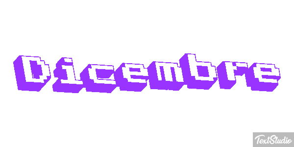 Dicembre Efecto de texto