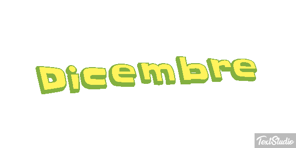 Dicembre Efecto de texto