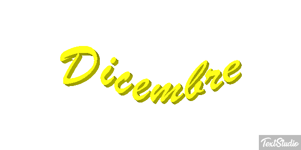 Dicembre Efecto de texto