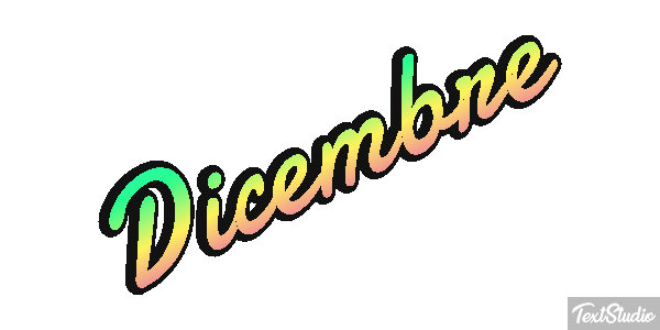 Dicembre Efecto de texto