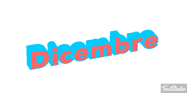Dicembre Efecto de texto