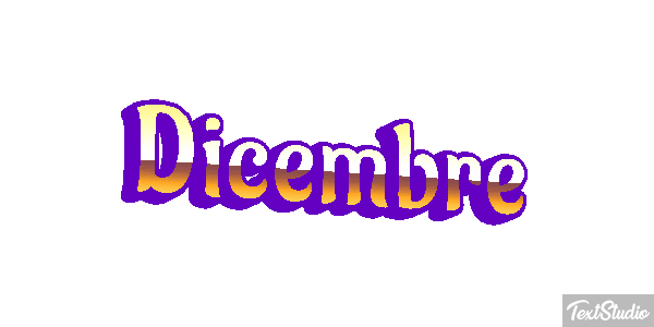 Dicembre Efecto de texto
