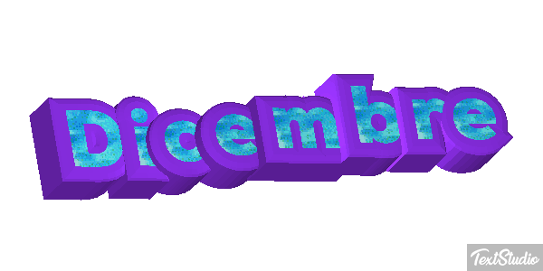 Dicembre Efecto de texto