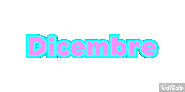 Dicembre Efecto de texto