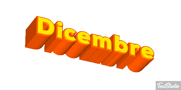 Dicembre Efecto de texto