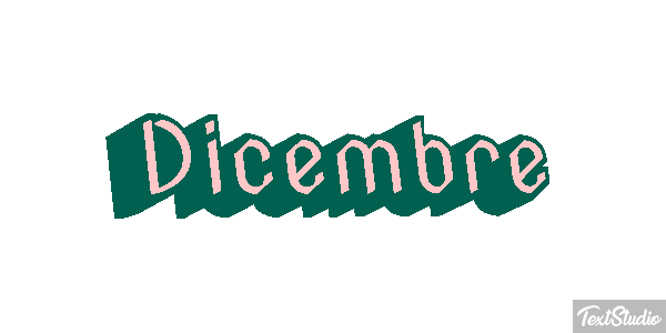 Dicembre Efecto de texto