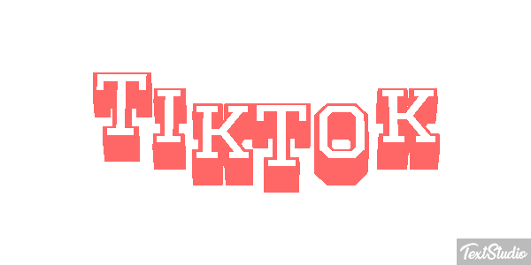 TikTok Text effect