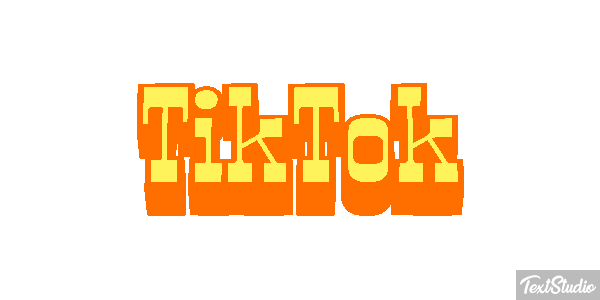 TikTok Text effect