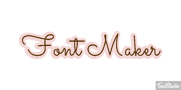 Font Maker Tekst effect