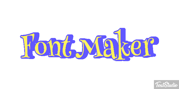Font Maker Tekst effect