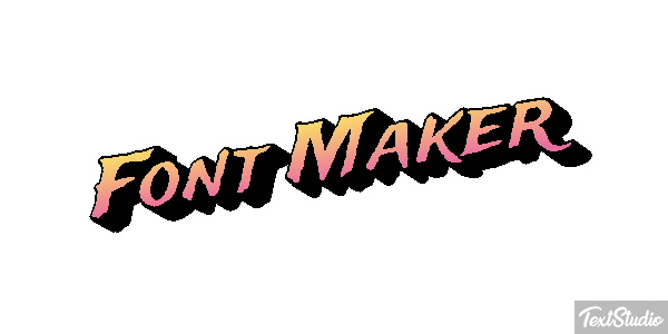 Font Maker Tekst effect