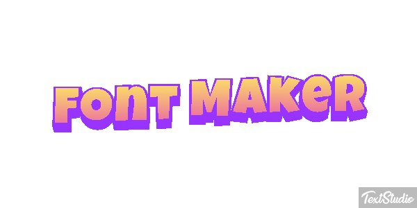 Font Maker Tekst effect