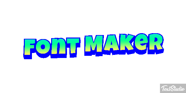 Font Maker Tekst effect