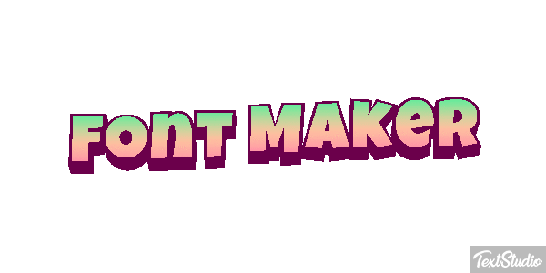 Font Maker Tekst effect