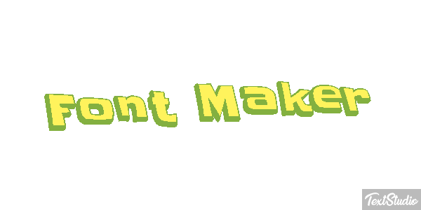 Font Maker Tekst effect