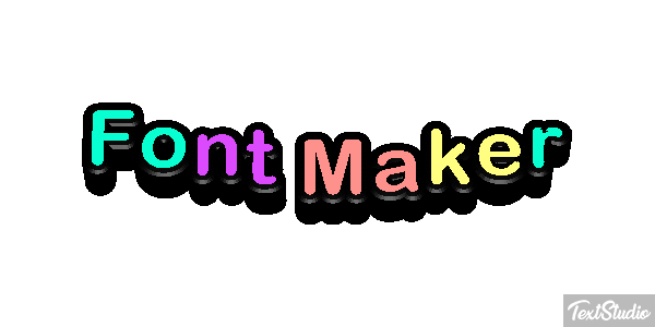 Font Maker Tekst effect