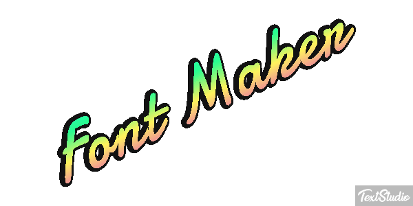 Font Maker Tekst effect