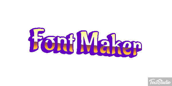 Font Maker Tekst effect