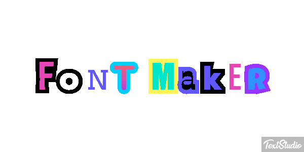 Font Maker Tekst effect