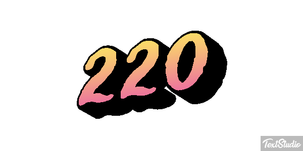 220 Metin efekti