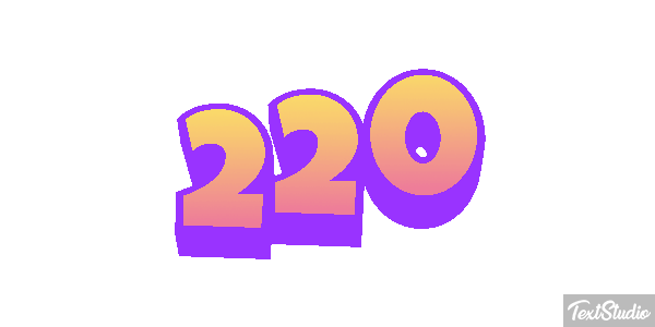220 Metin efekti