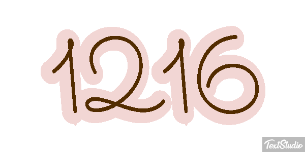 1216 Text effect