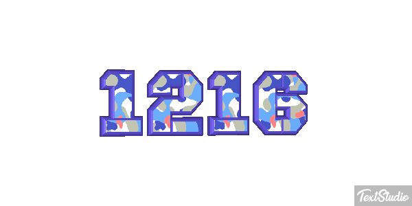 1216 Text effect