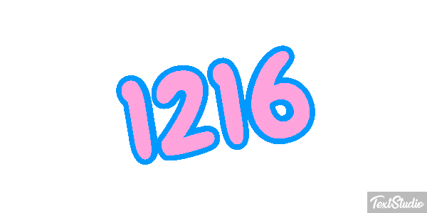 1216 Text effect