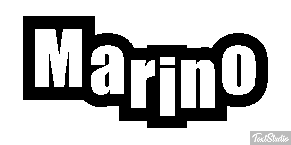Marino Efecto de texto