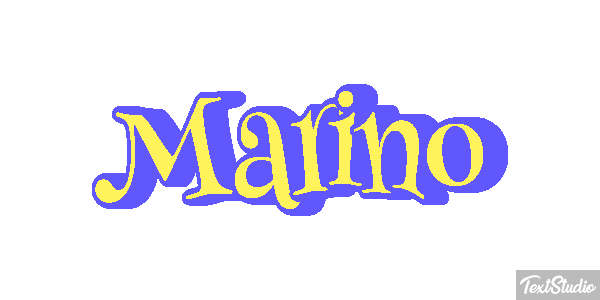 Marino Efecto de texto