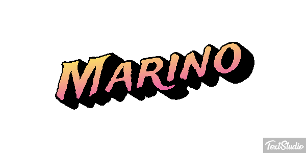 Marino Efecto de texto