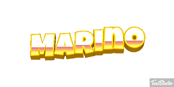 Marino Efecto de texto