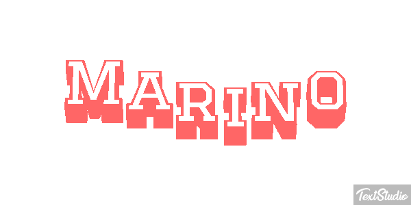 Marino Efecto de texto