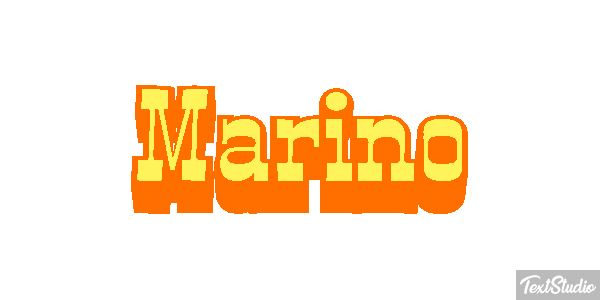 Marino Efecto de texto