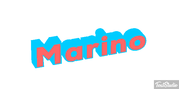 Marino Efecto de texto