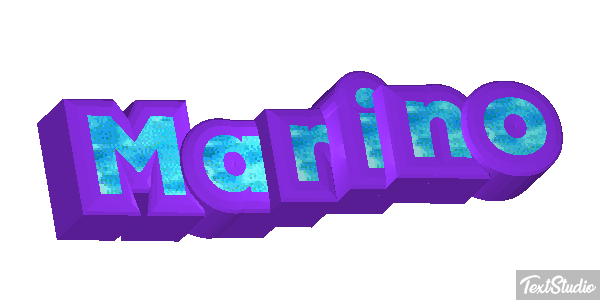 Marino Efecto de texto