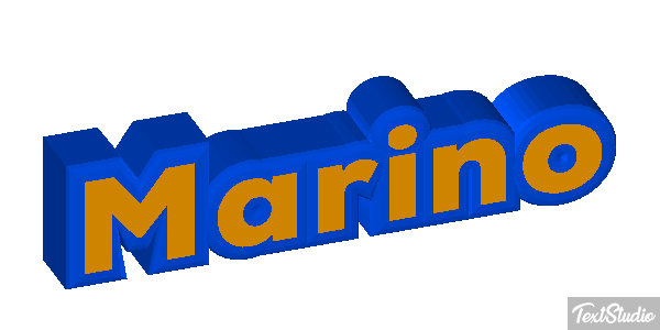 Marino Efecto de texto