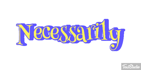 Necessarily Effetto testo