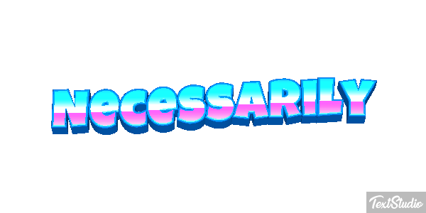Necessarily Effetto testo